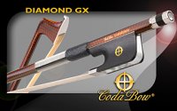 (imagen para) CodaBow DIAMOND GX - Arco de fibra de carbono para Cello