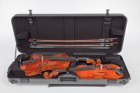 (image for) Gewa IDEA Carbon Double Violin/Viola Case with Metro handle