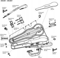 (imagen para) Ersatzteile Gewa Concerto Violin-Etui