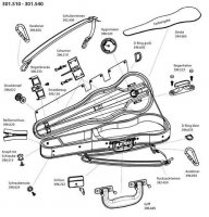 (imagen para) Repuestos para estuche de violín Gewa Maestro