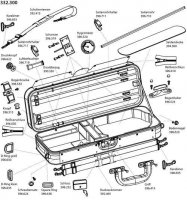 (image for) Spare parts for Gewa Viola Oblong Case Liuteria Concerto