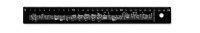 (imagen para) Lineal Noten Bach Schwarz 30 cm