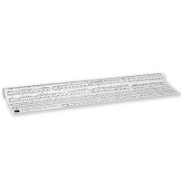 (imagen para) Geschenkpapier Strauss Weiss/Schwarz